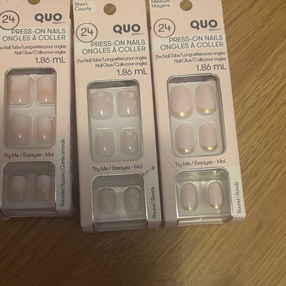 Press-On Nails - Classic Pink Collection